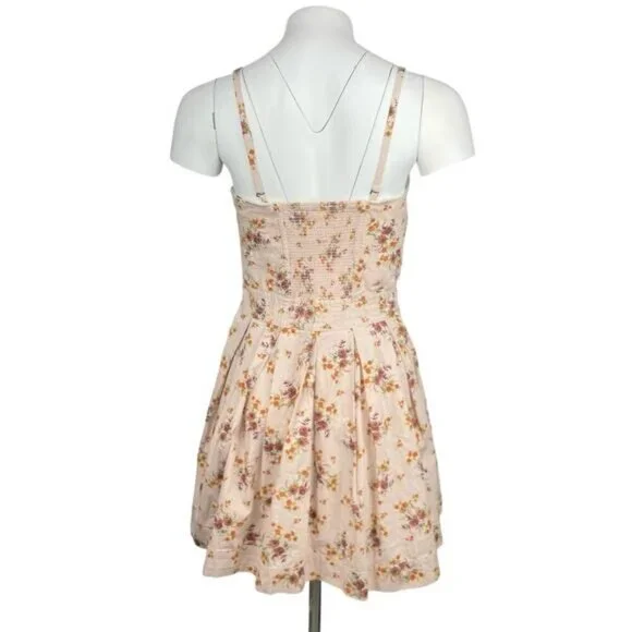 NWT JESSICA SIMPSON Camarillo Bustier Floral Fit & Flare Mini Dress Sz Medium - Picture 3 of 4